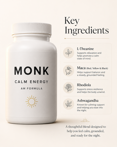 MONK AM — Daily Mental Clarity Formula